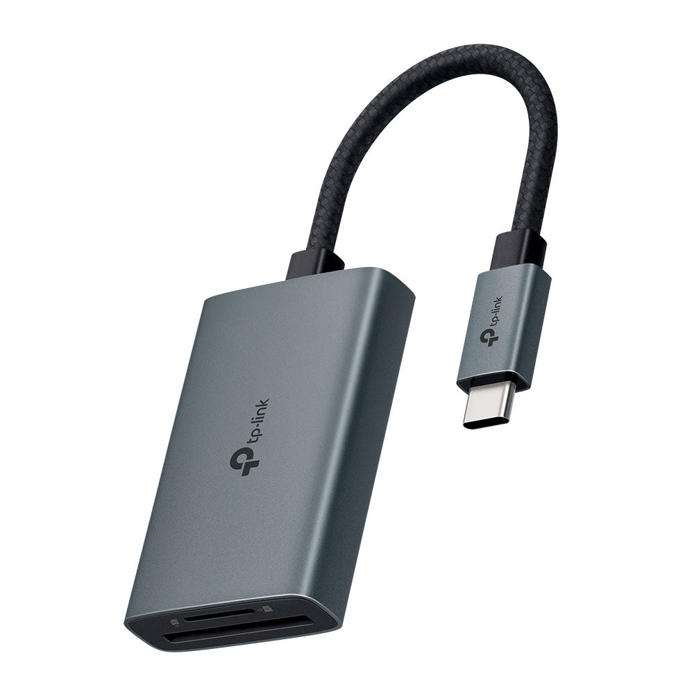 TP-Link UA440C USB-C SD microSD Card Reader UHS-II 312MB/s USB 3.0 5Gbps Dual Card Access 2TB Support