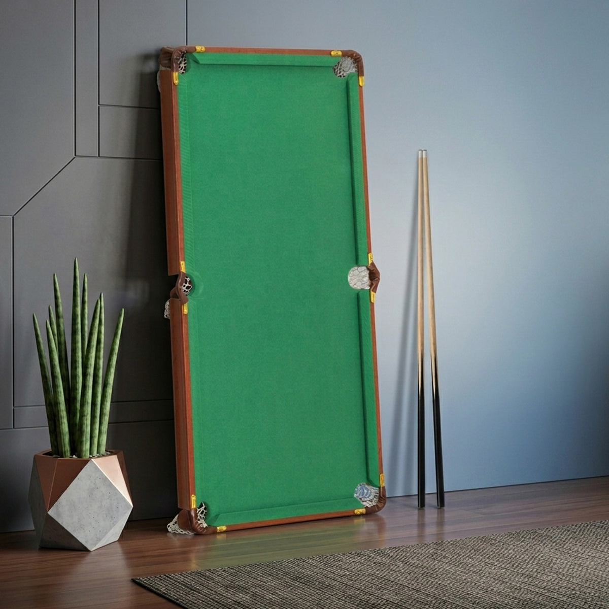 Portable Billiards Table Game with Foldable Legs Family Game Bar Gym Room