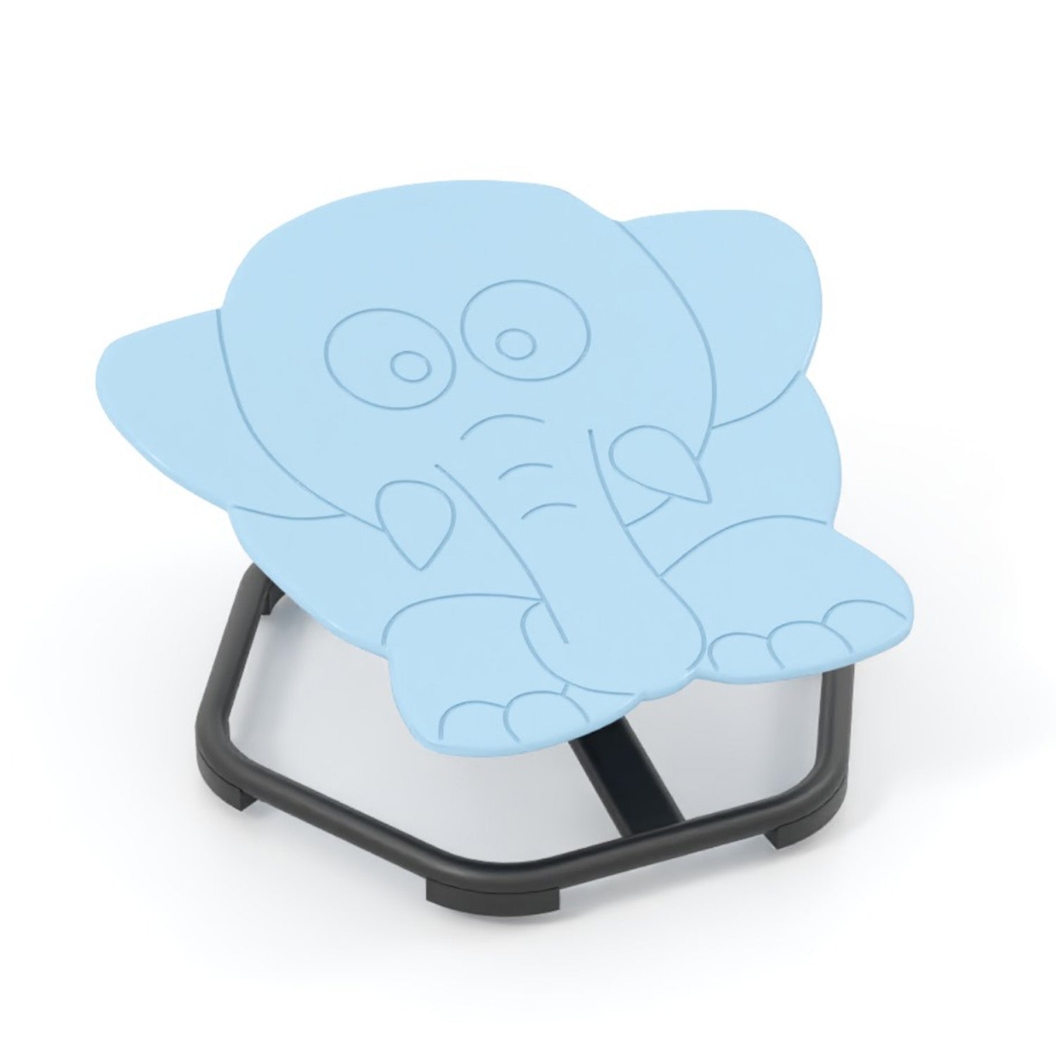 Elephant Sensory Swivel Chair with Non Slip Metal Base for Autistic Kids