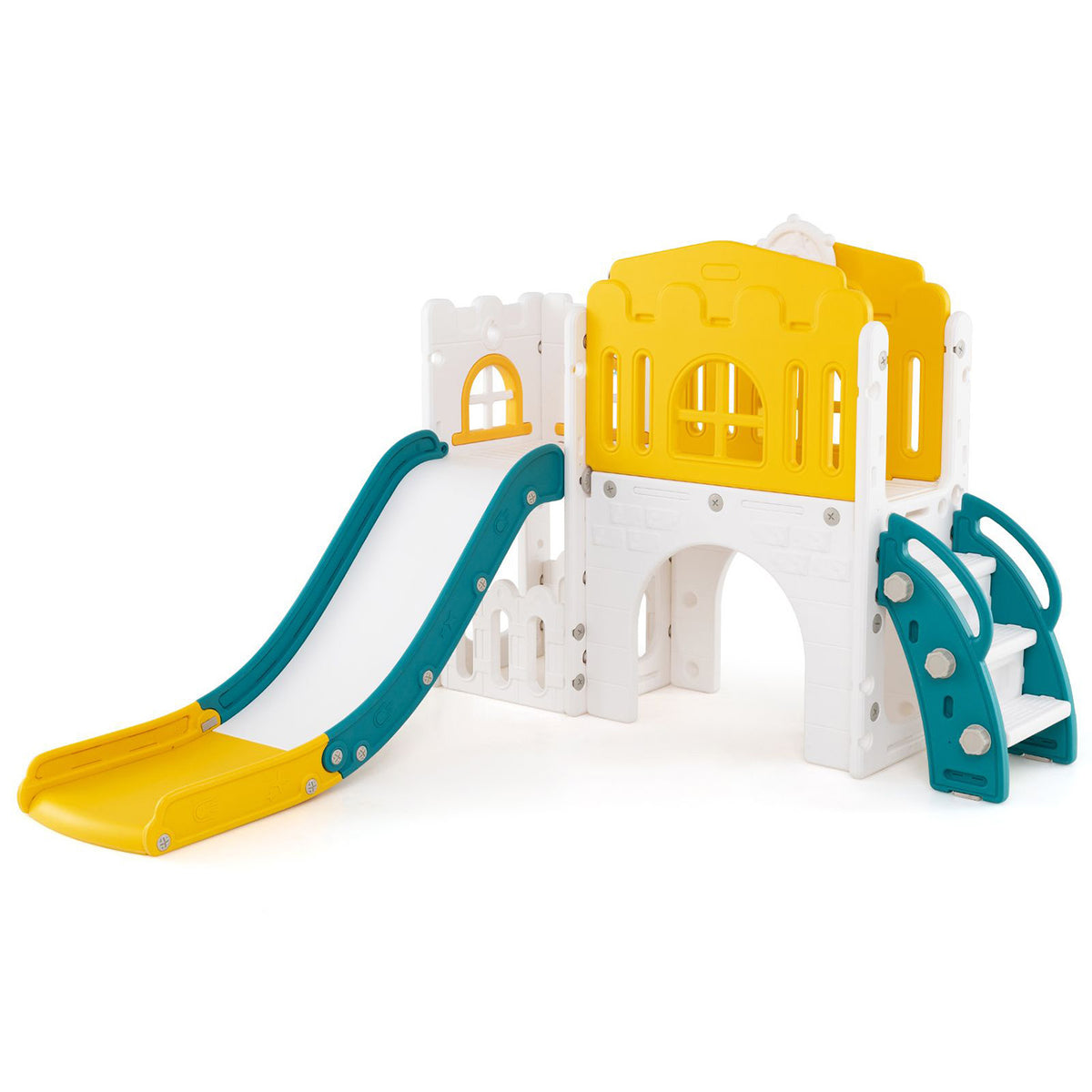 9 in 1 Baby Indoor Playground Toddler Slide and Climber Playset for Kids