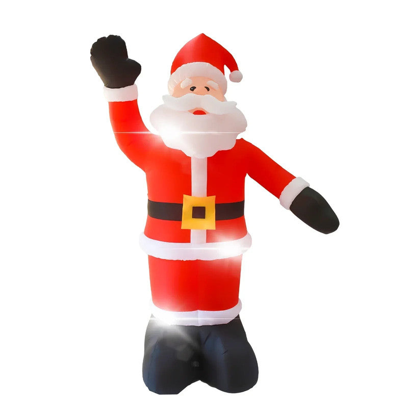 Inflatable Santa Claus 8Ft 9 LED Light Up Christmas Outdoor Yard Lawn Decoration