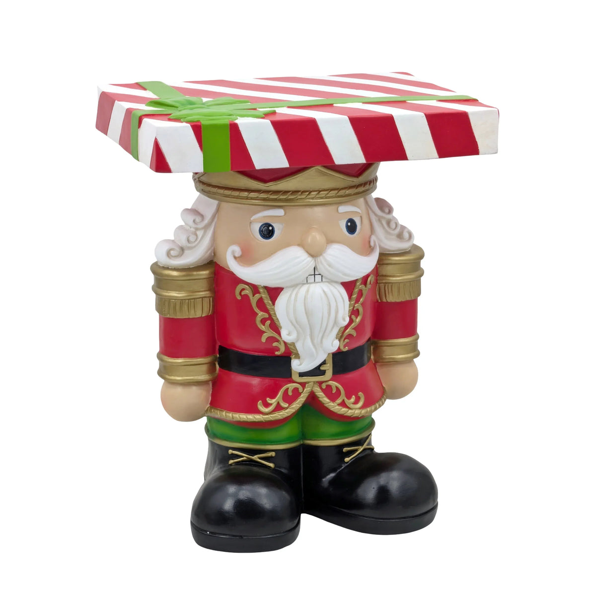 Christmas Nutcracker Stool Charming Festive Display Piece 37x27x47cm