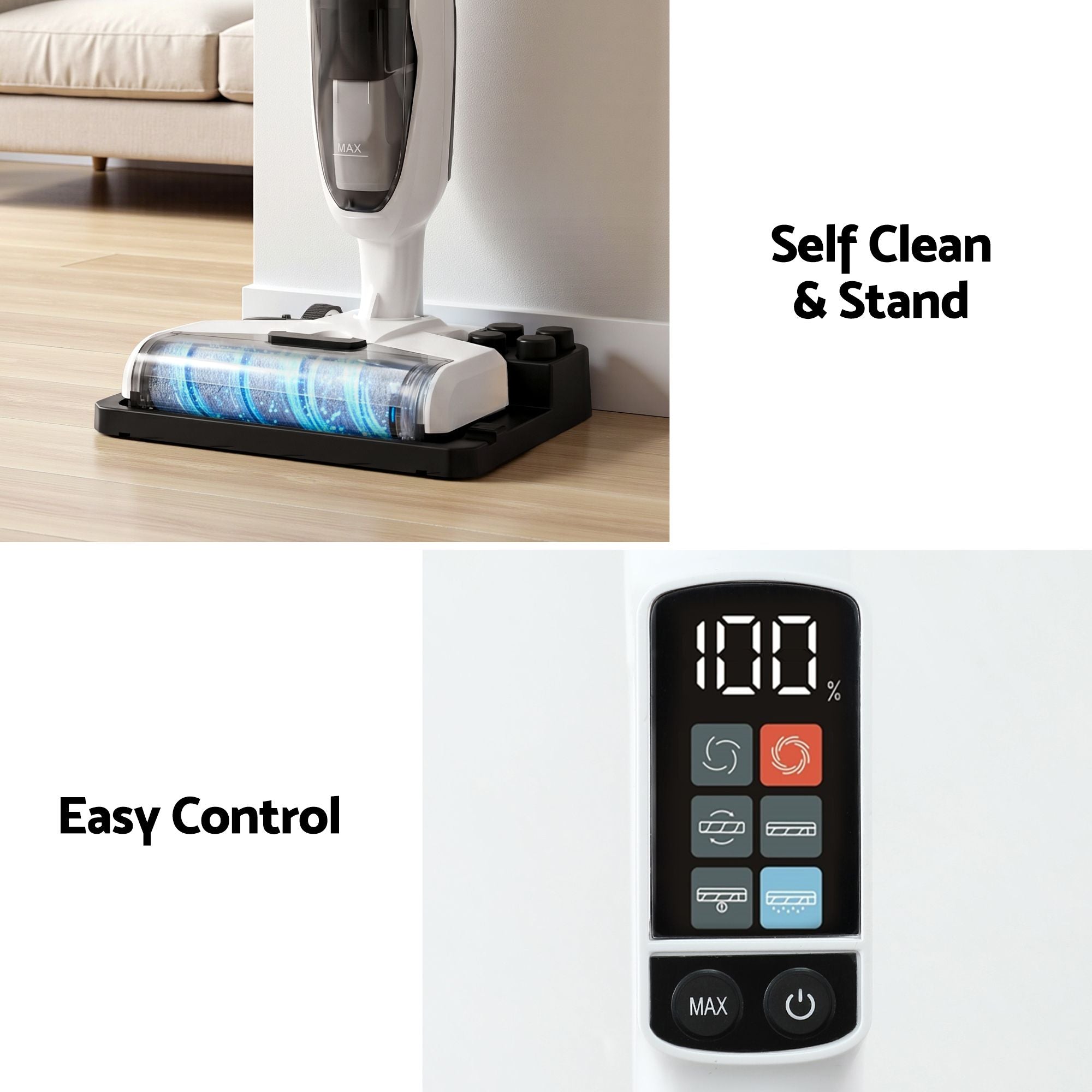 Devanti Cordless Wet Dry Vacuum Mop plus Sandwich Maker Panini Press