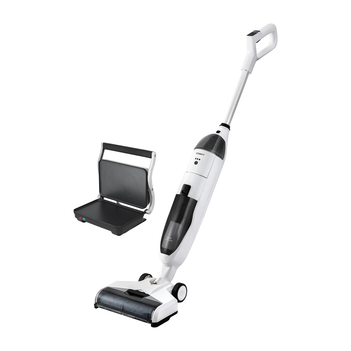 Devanti Cordless Wet Dry Vacuum Mop plus Sandwich Maker Panini Press