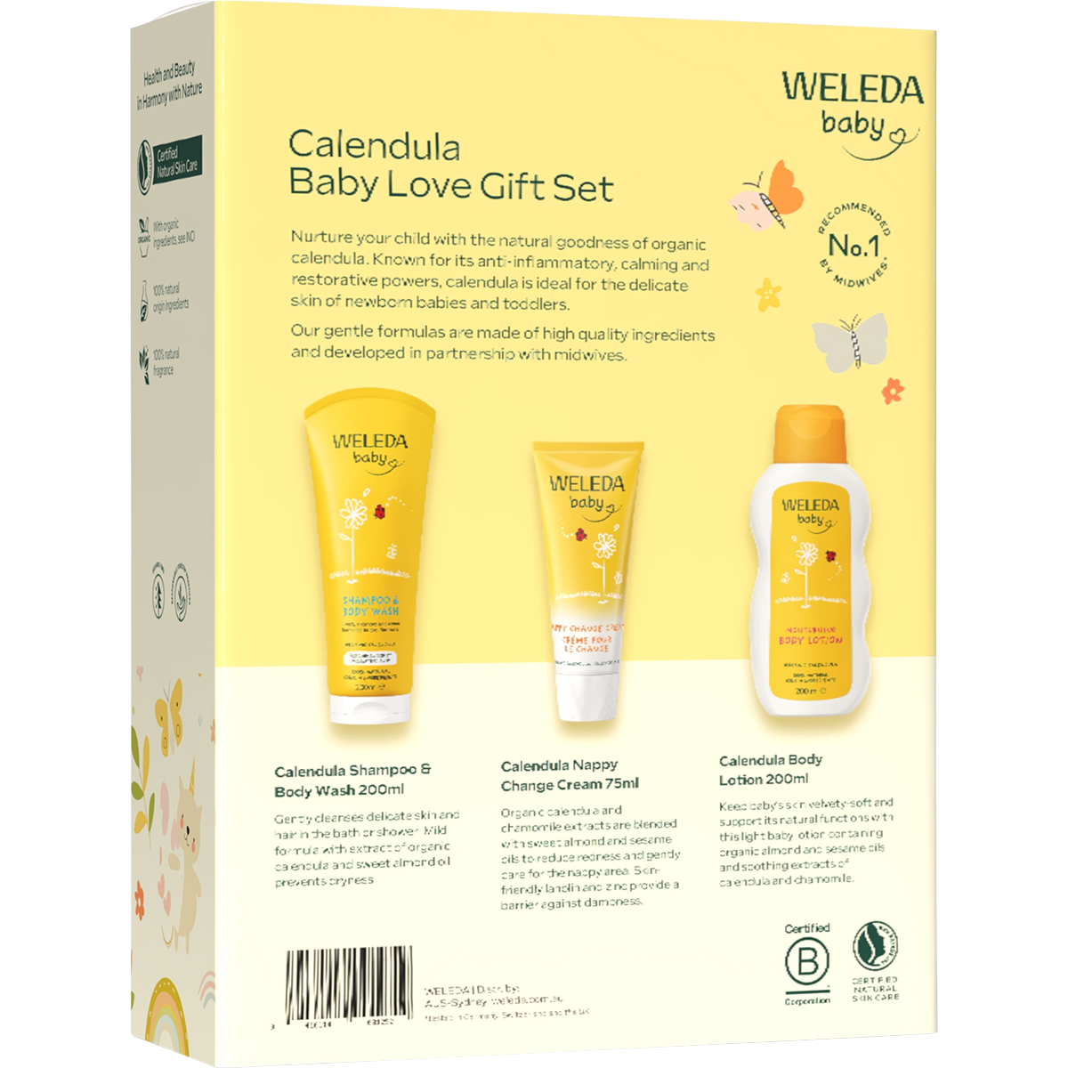 Weleda Baby Love Gift Set Calendula 3pk