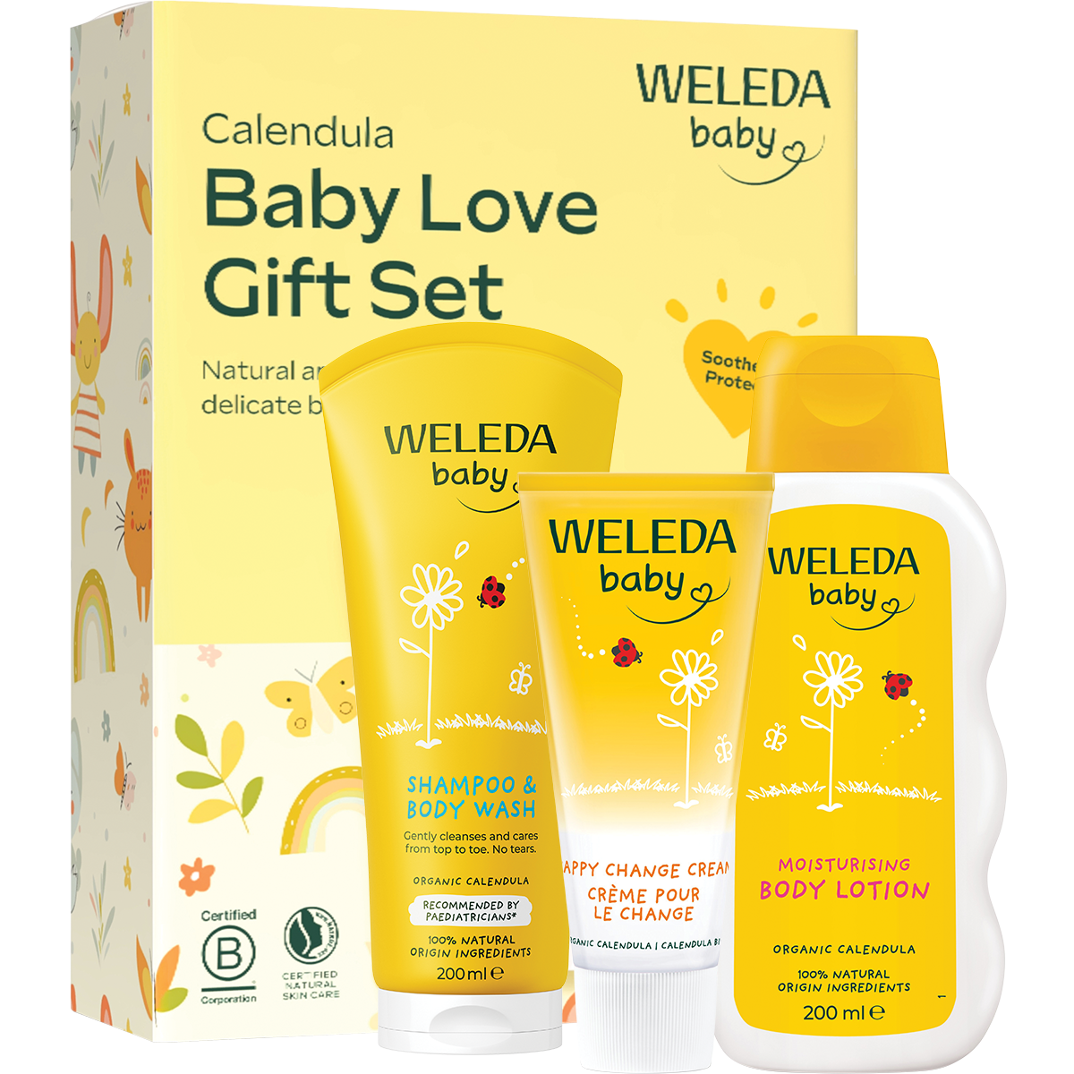Weleda Baby Love Gift Set Calendula 3pk