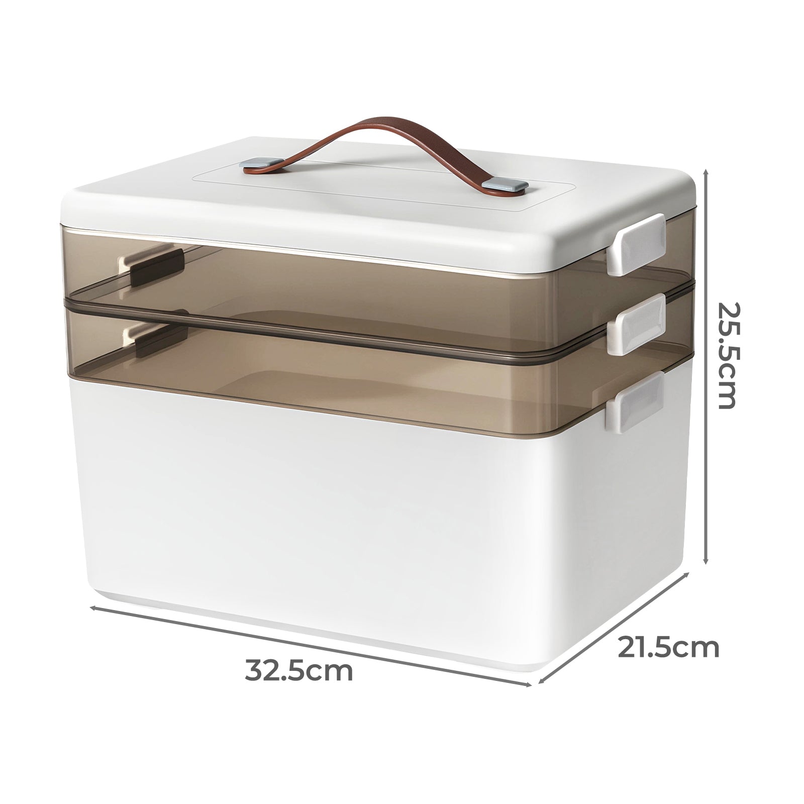 Levede Medical Storage Box Three Layer Medicine Case-2065254634662006785