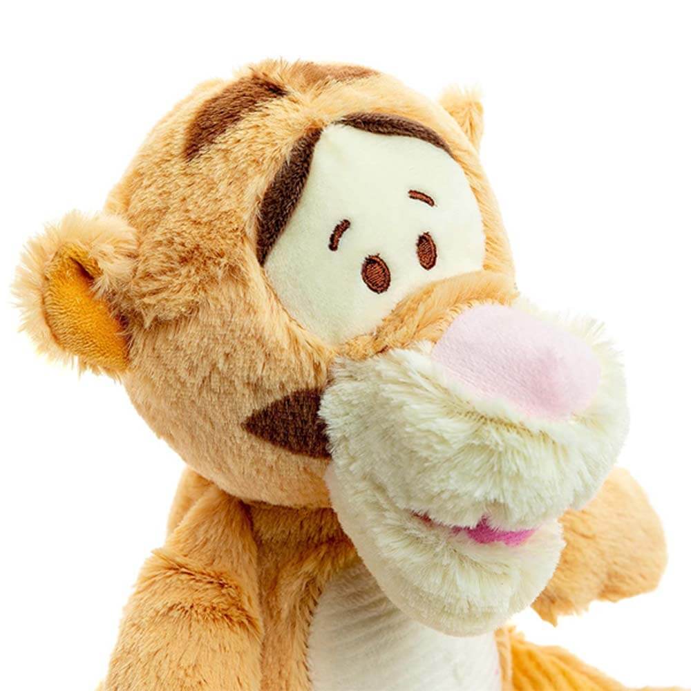 Winnie The Pooh Tigger Soft Toy Beanie Plush Machine Washable Crinkle Jingle