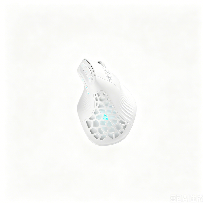 SOLAKAKA E9 Vertical MMO Gaming Mouse Tri-Mode 36000 DPI Ergonomic White