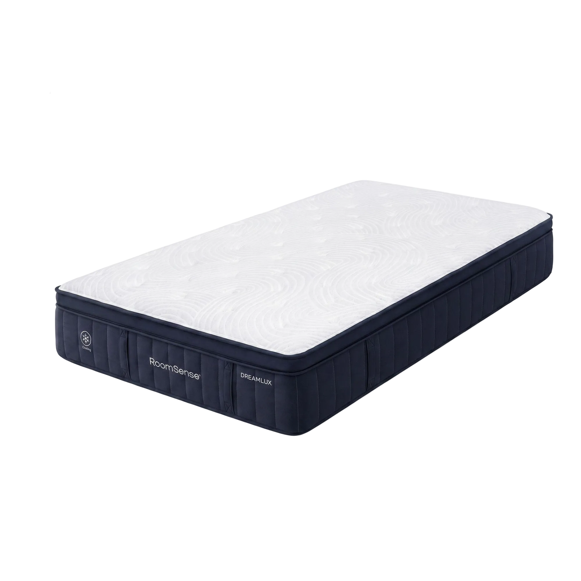 RoomSense Single Mattress, 34cm Thick Medium Firm Hybrid Mattress for Back Pain Relief