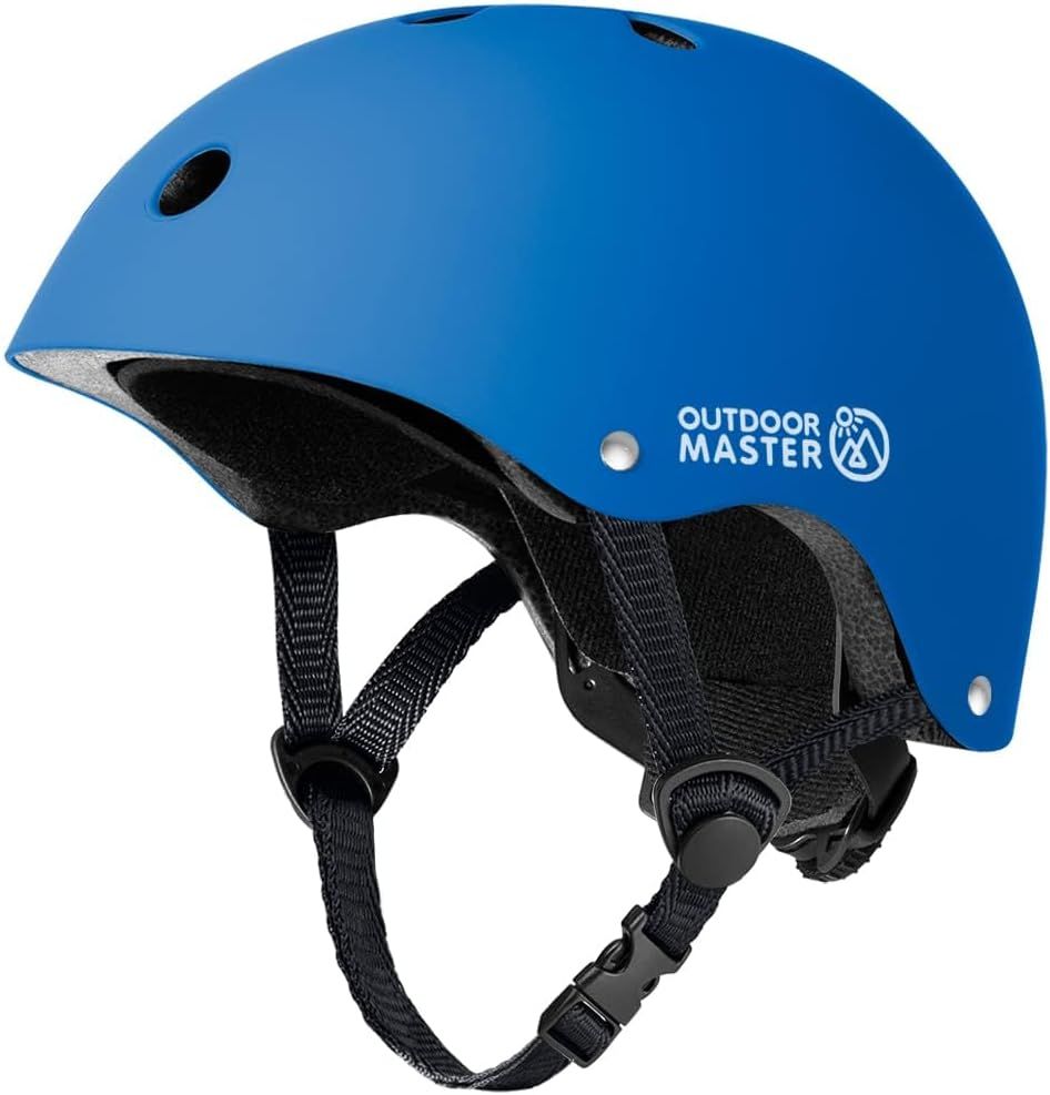 OutdoorMaster Youth & Kids Bike Helmet - Adjustable Multi-Sports Skateboard Helmet with Removable Liners for Balance Bike, Toddler Scooter, One Wheel Hoverboard-Large