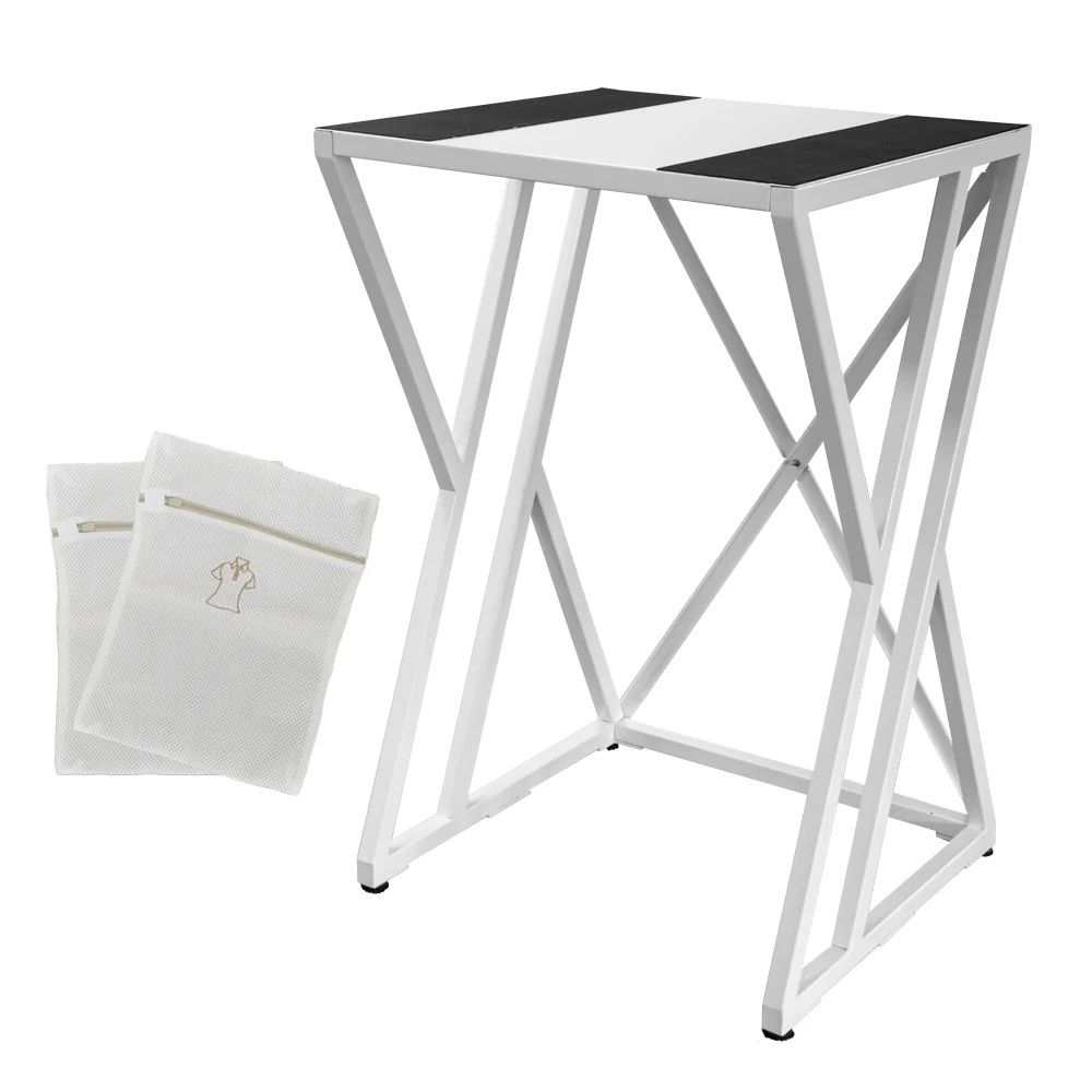 Dryer Stand for Front Load Washer Heavy Duty Steel Stacking Shelf White