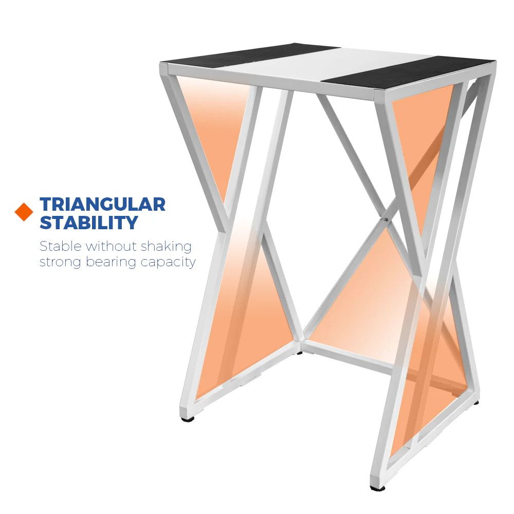Dryer Stand for Front Load Washer Heavy Duty Steel Stacking Shelf White