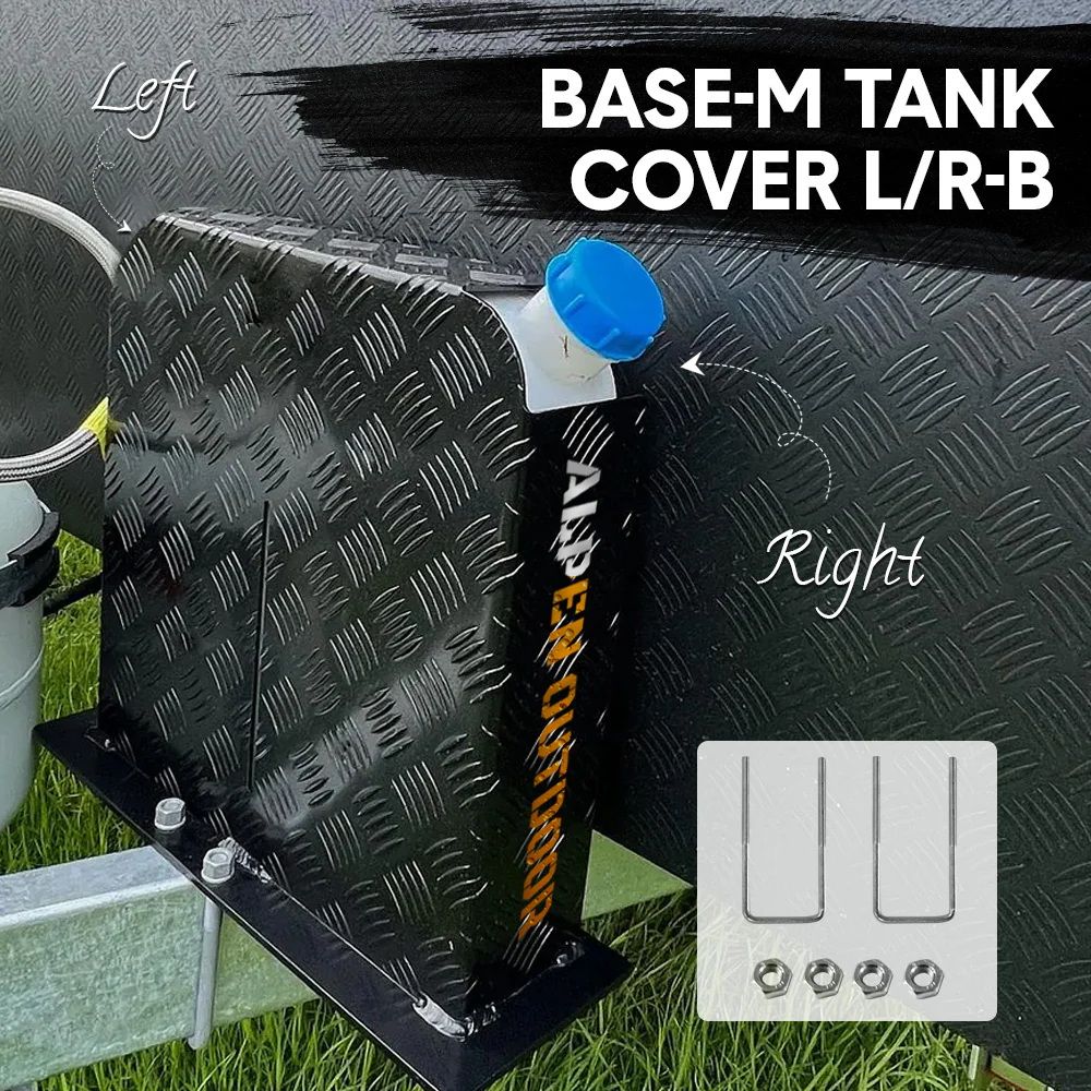 Alpen 2mm Aluminum Diesel Heater Fuel Tank Cover Guard for 10L 15L Tanks