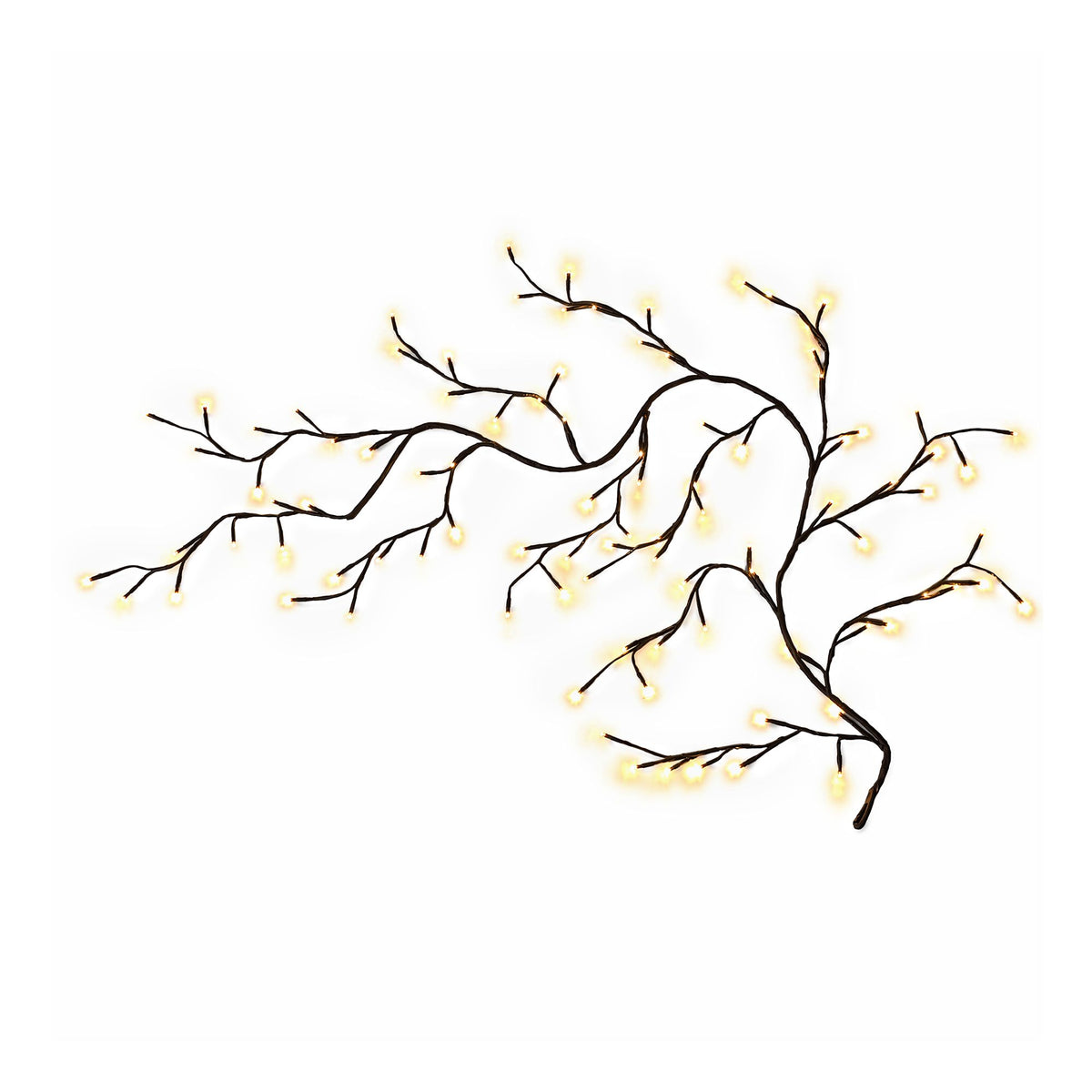 Jingle Jollys Christmas Willow Vine Lights Branch LED Fairy Wall 1.8m Warm White