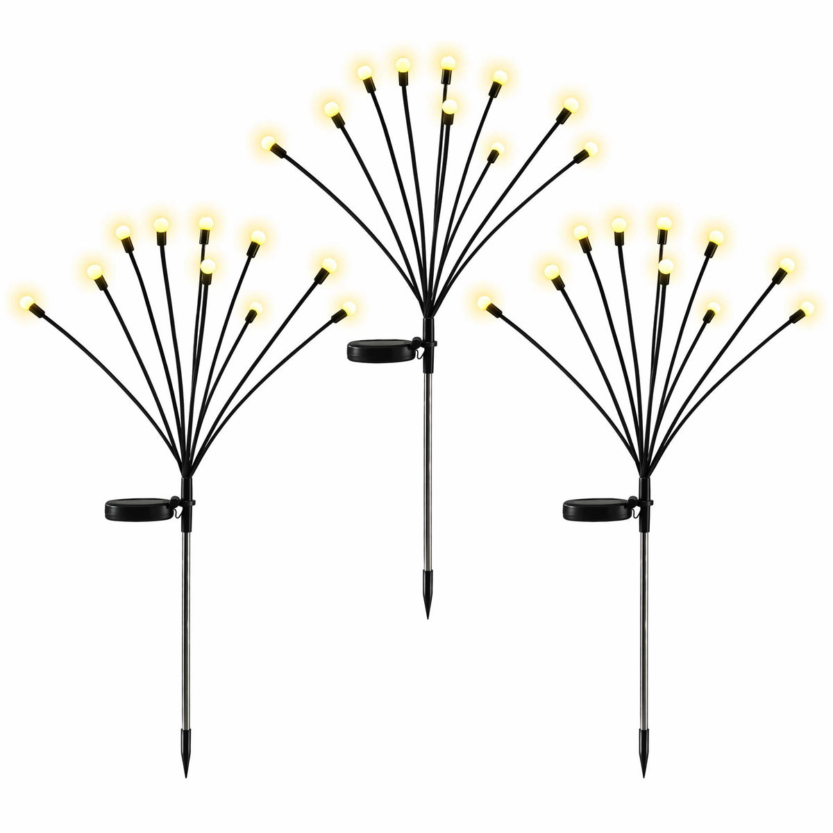 Jingle Jollys Christmas Lights Solar Firefly Lights Garden Decoration Path