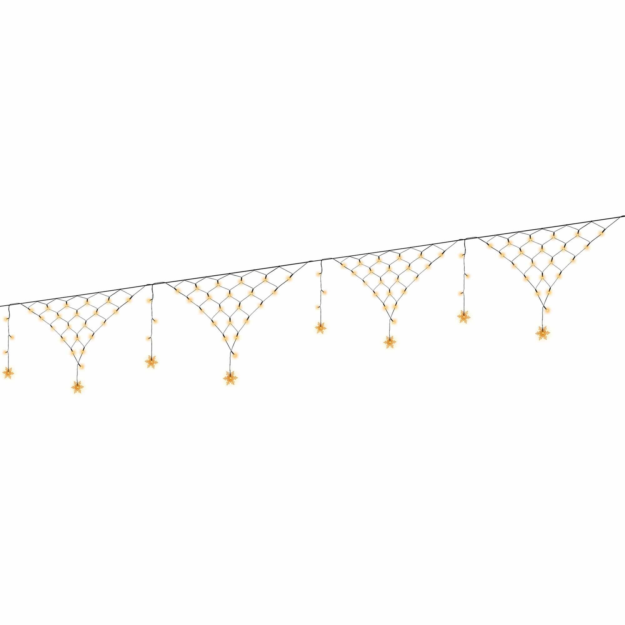 Jingle Jollys Christmas Lights Solar Fairy Warm White Decorations 4m