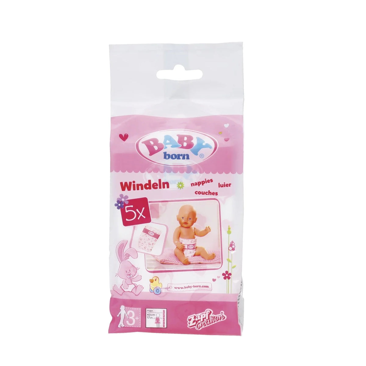 Baby Born Nappies 5 Pack