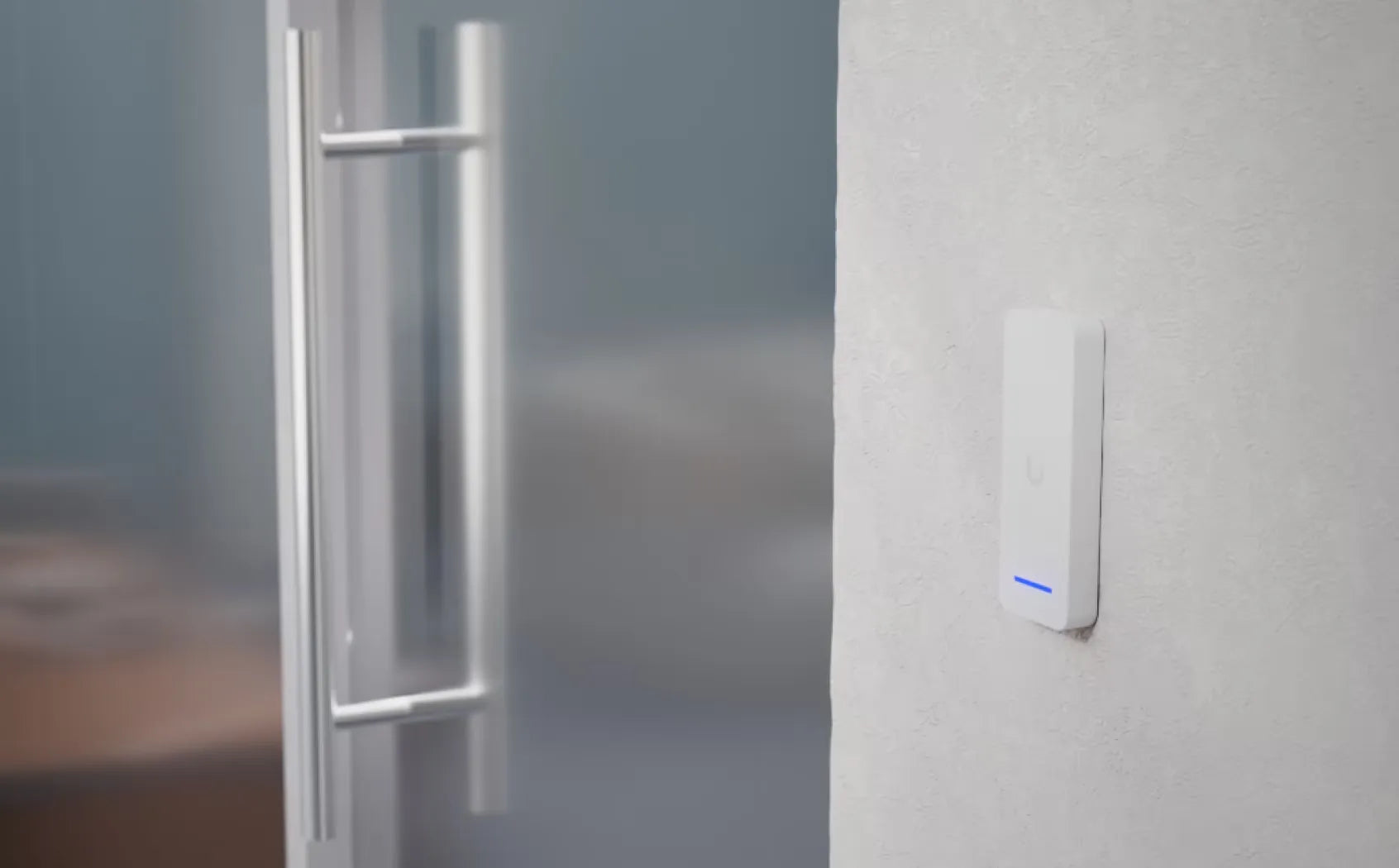 Ubiquiti Retrofit Reader White OSDP NFC Card Touch Pass Support UniFi Identity Mobile Access IP55 Rain Resistant