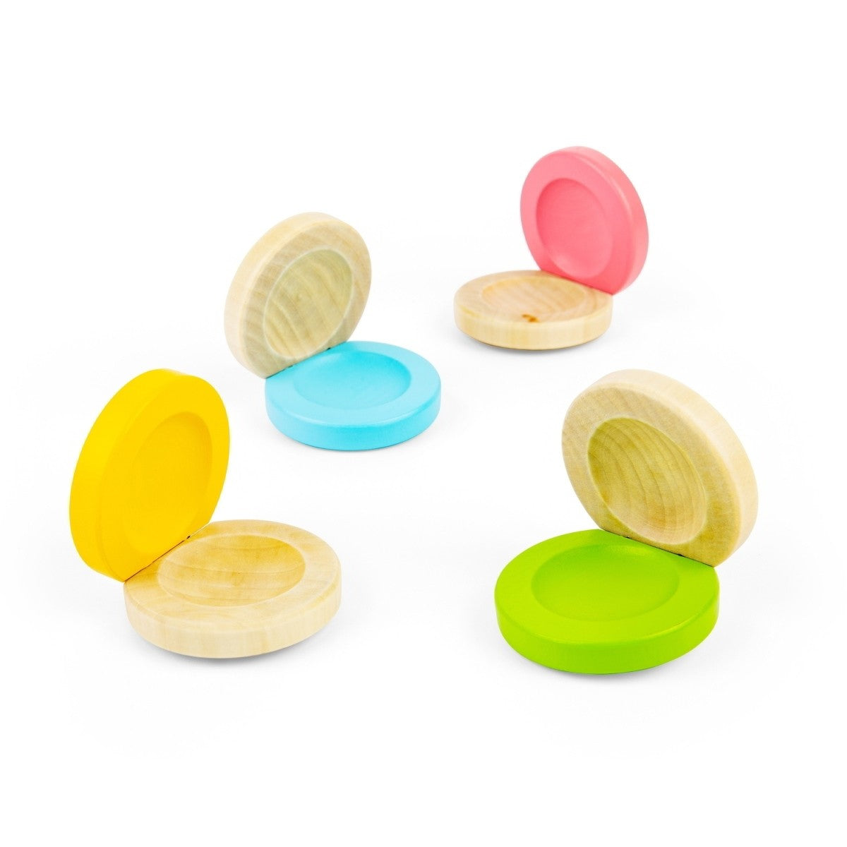 Wooden Castanets Musical Toy for Toddlers - Pocket Money Display Set of 24