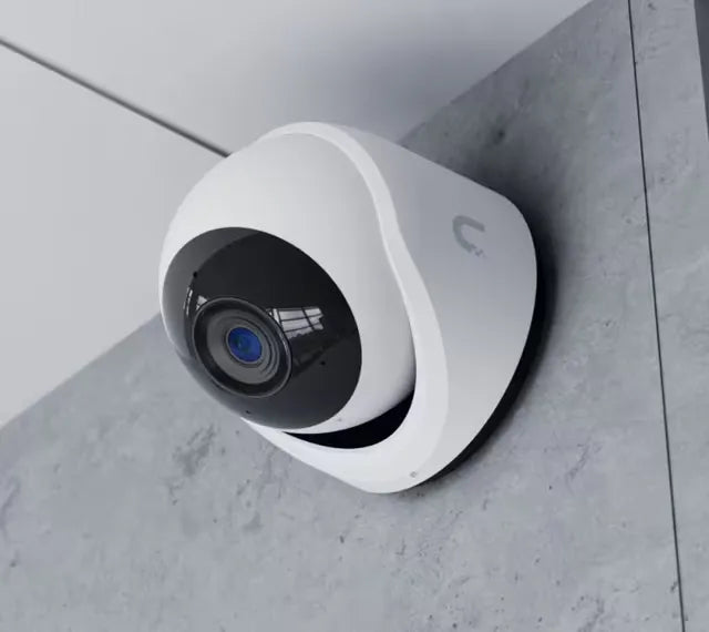Ubiquiti G6 Turret White All Weather Tamper Resistant 4K PoE Camera with 8MP Sensor and 3 Axis Manual Adjustment
