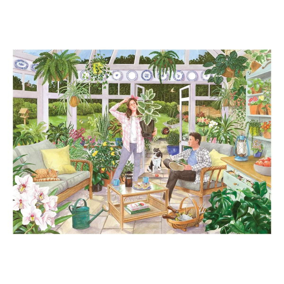 House Plant Heaven Big 500 Piece Jigsaw Puzzle