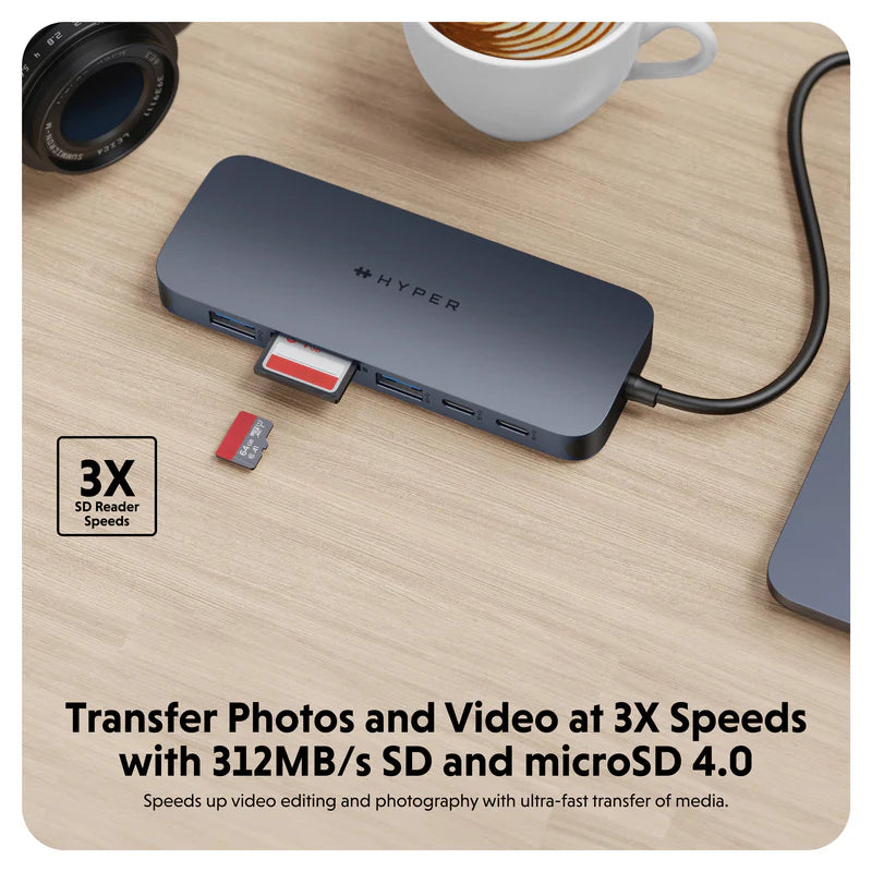 Targus HyperDrive 11 Port USB C Docking Station Midnight Blue with Dual 4K 60Hz Support and 140W Power Delivery