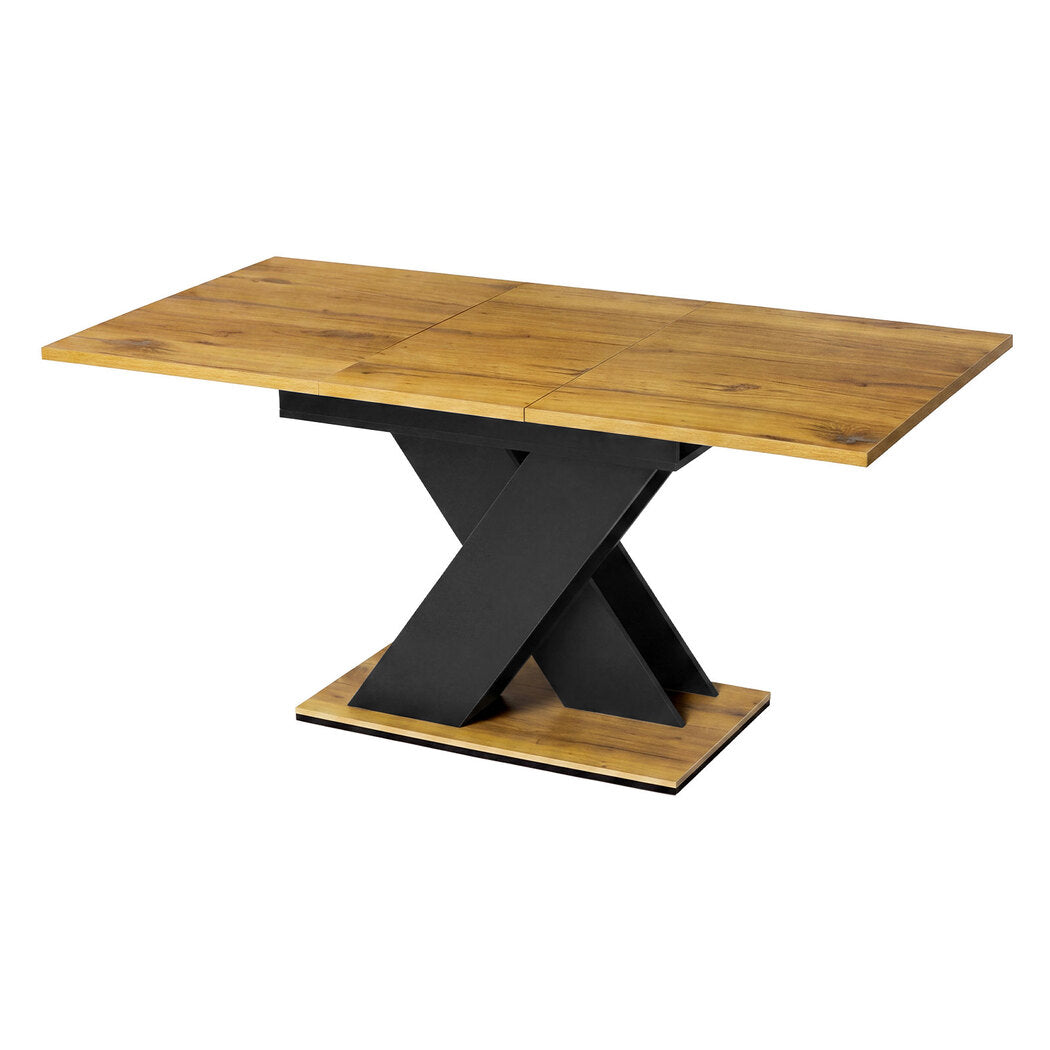 Levede Dining Table Extendable 120cm-160cm 6 People Rectangular Dining Room-2072893553788456960