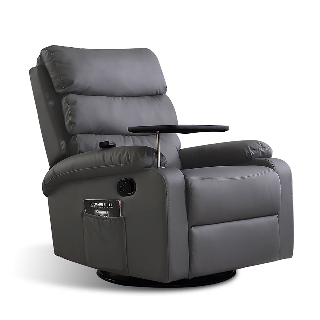 Levede Massage Chair Recliner Chairs Grey-2065254537798750208