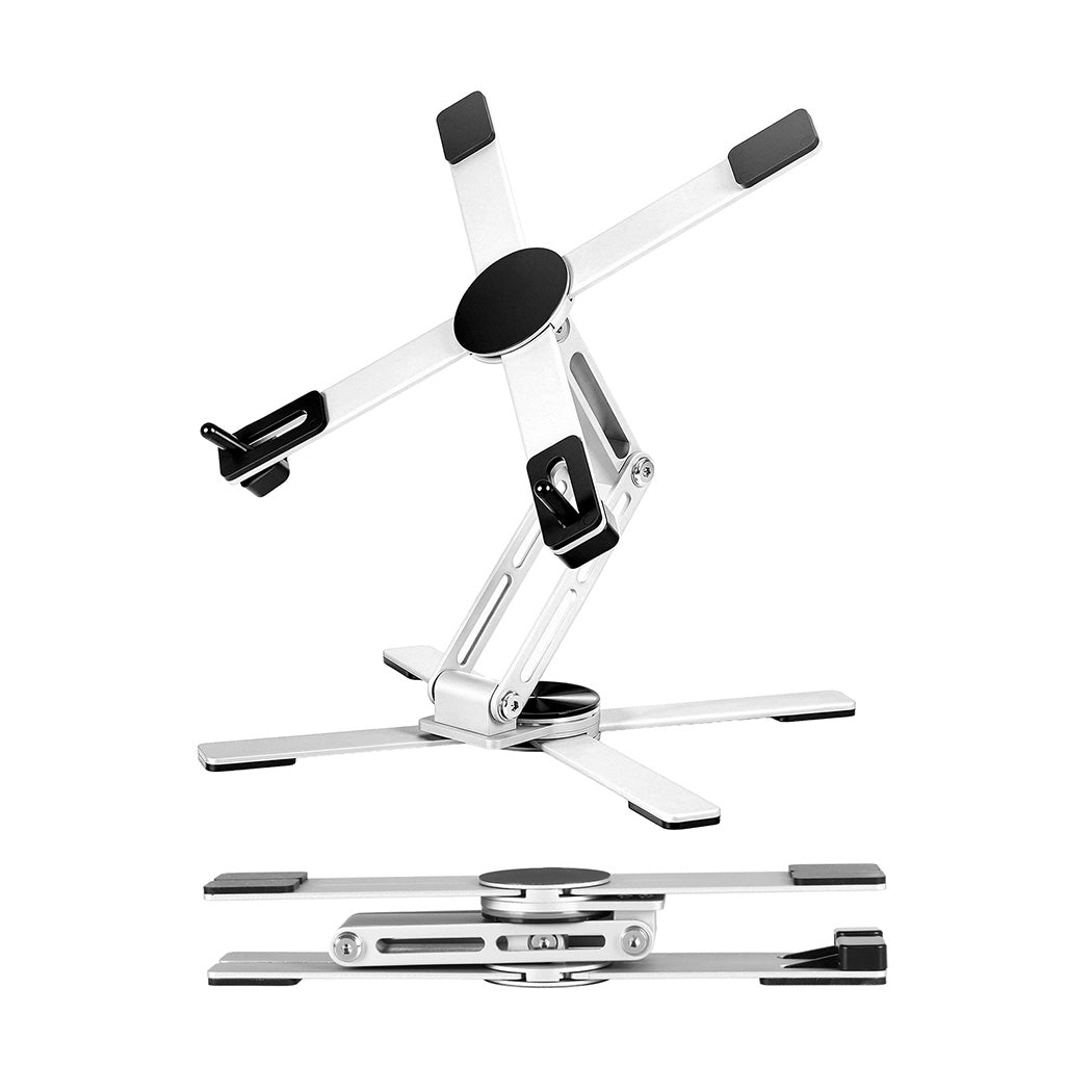 Levede Portable Laptop Stand 360 Rotating Bracket Foldable Aluminum Desk Riser-2065254308831694848