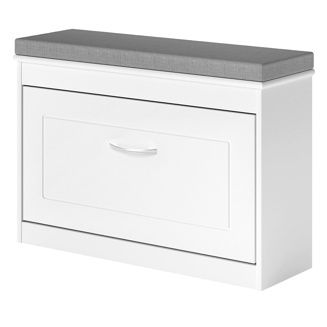 Levede 75cm Shoe Rack Storage Cabinet Bench Cosy Padded Seat Organiser Cupboard-2050056774161141760