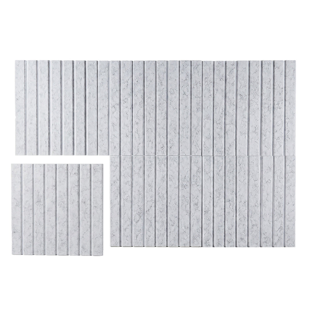Levede Cork Boards Alternative Photo Display Board 6 Pcs 30cmx30cm Coustic Grey-2050059006482976768
