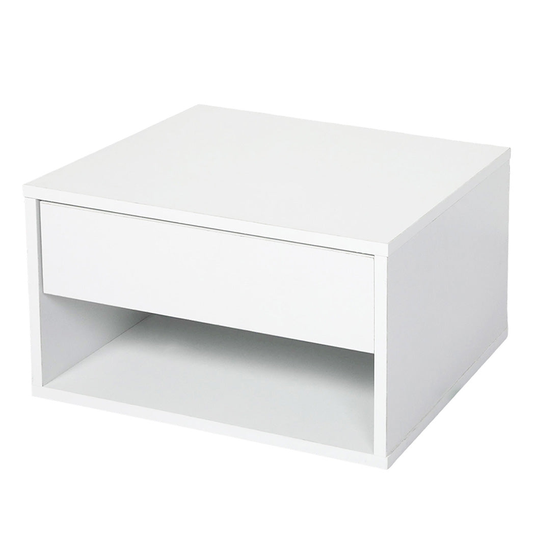 Levede 2 Floating Bedside Tables Side Table Storage Nightstand Bedroom Cabinet-2050056780842668032