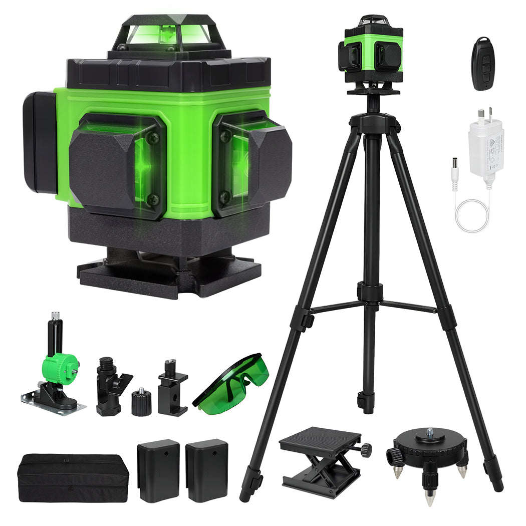 Traderight 16 Lines Green Laser Level Cross Measure Tool Tripod 360�  Rotary-2065254300883488768