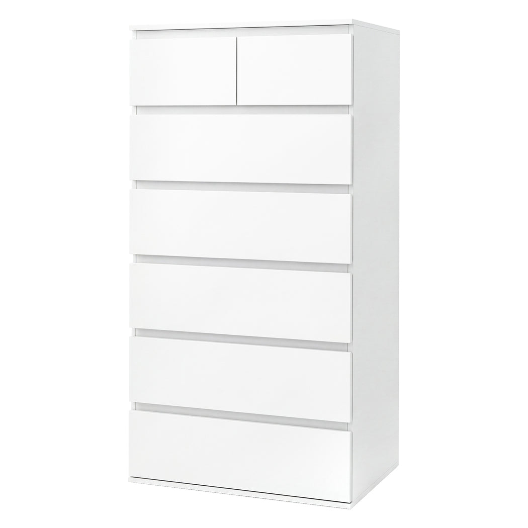 Levede Tall Storage Cabinet 7 Drawer Dresser Bedroom Storage Cupboard Tallboy-2061251857237544960