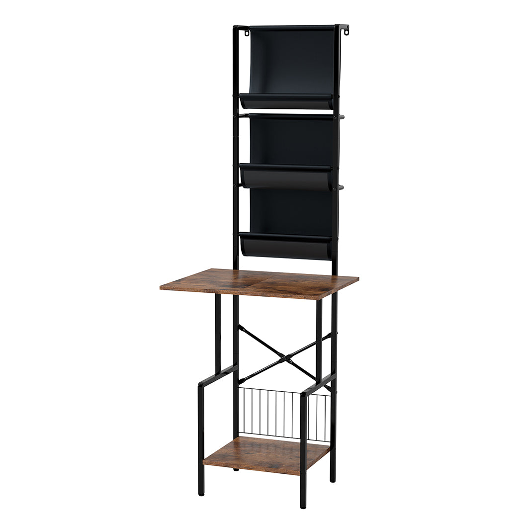 Levede Tall Record Player Stand Vinyl Storage Up to 200 Albums Turntable Rack-2050056774895144960