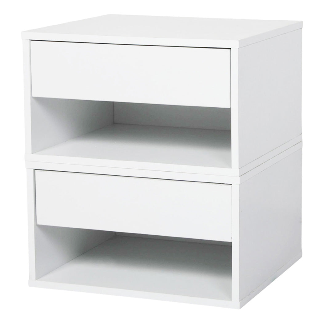 Levede 2 Floating Bedside Tables Side Table Storage Nightstand Bedroom Cabinet-2050056780842668033