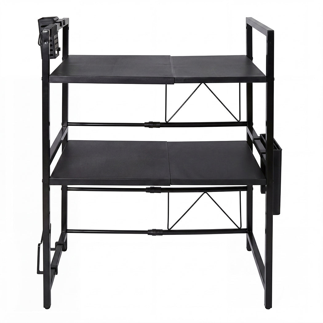 Toque Microwave Shelf 3 Tier  Adjustable Extendable Kitchen Storage Rack Stand-2061251871129079809
