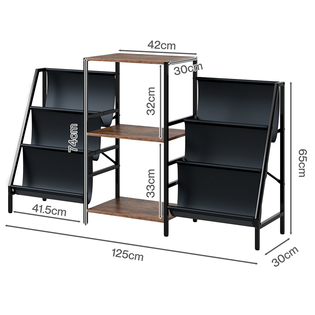 Levede Record Player Stand Vinyl Storage Up to 280 Albums Turntable Stand Shelf-2050056775092277250