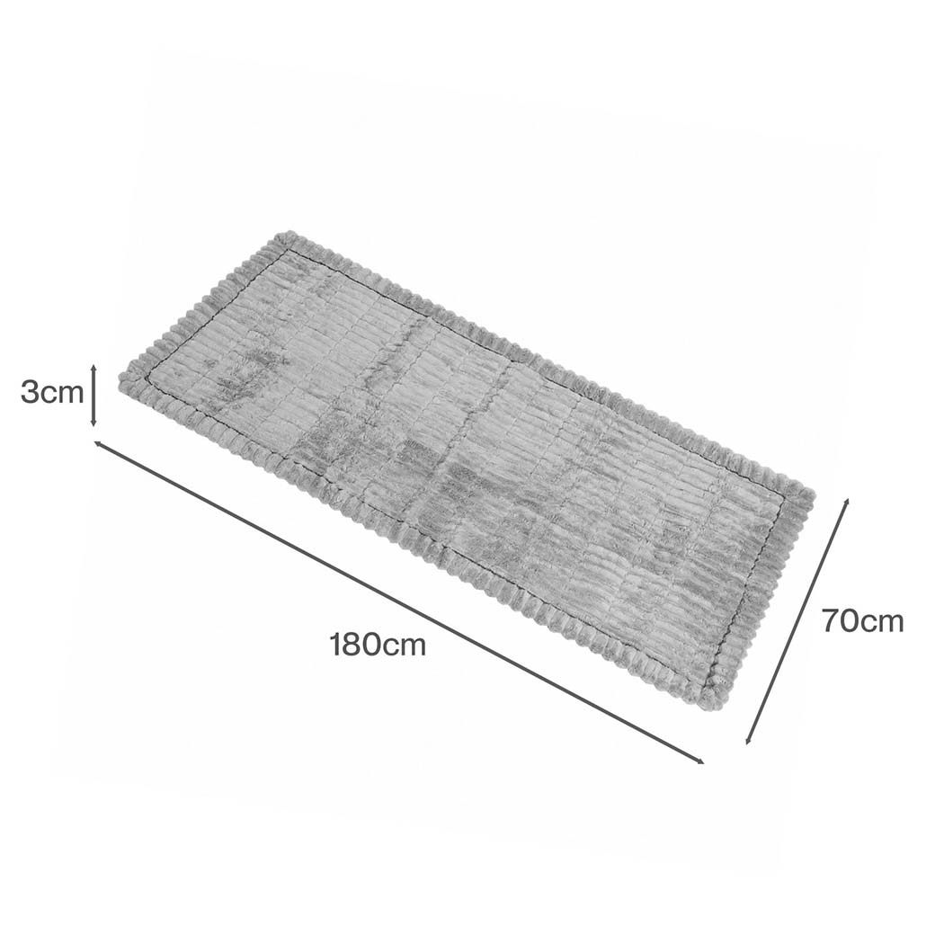 Marlow Sofa Cover  Lounge Plush Pet Couch Cover Non-Slip Light Grey 70x180cm-2072893570074939394