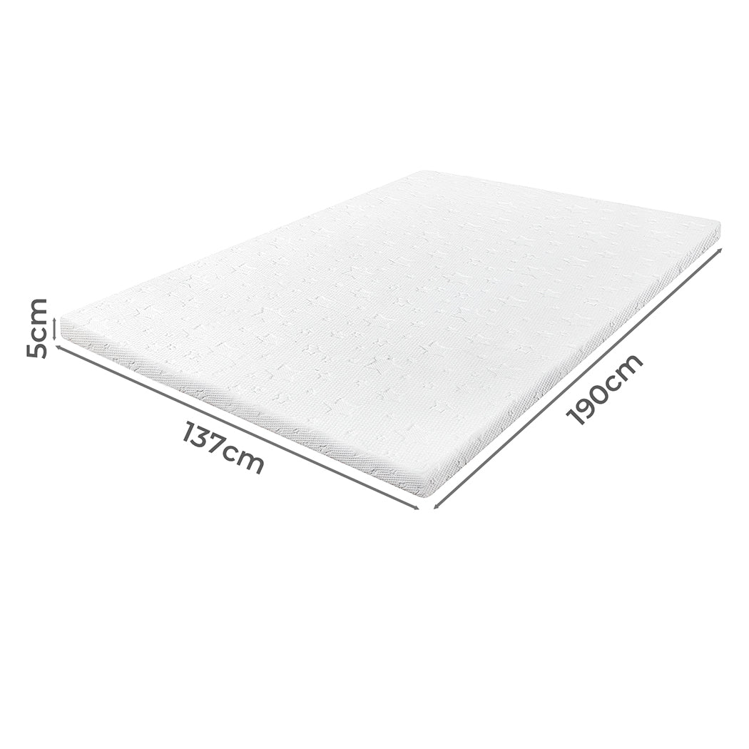 Dreamz Dual-layer Memory Foam Mattress Topper Double-2065254634850750466