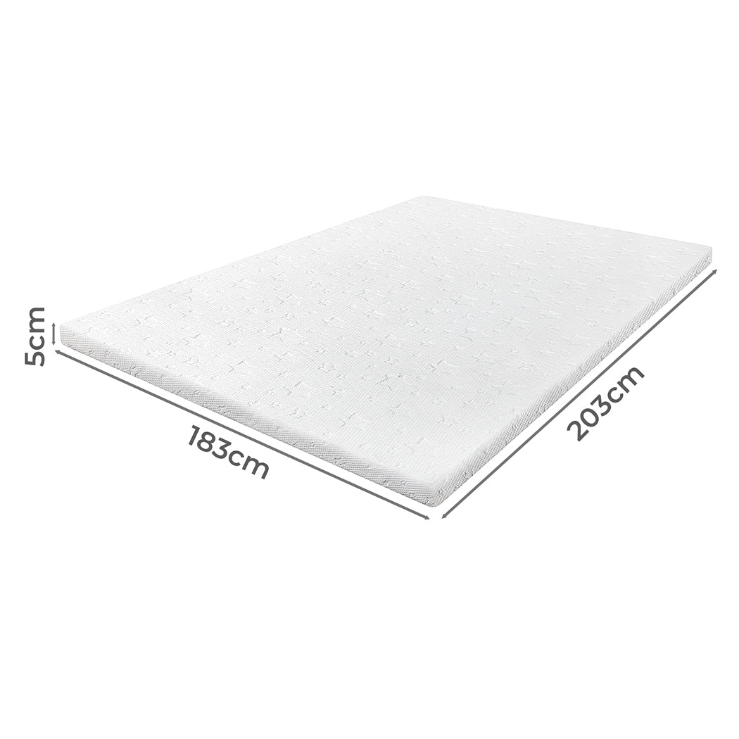 Dreamz Memory Foam Mattress Topper King Single 5cm-2065254635026911234