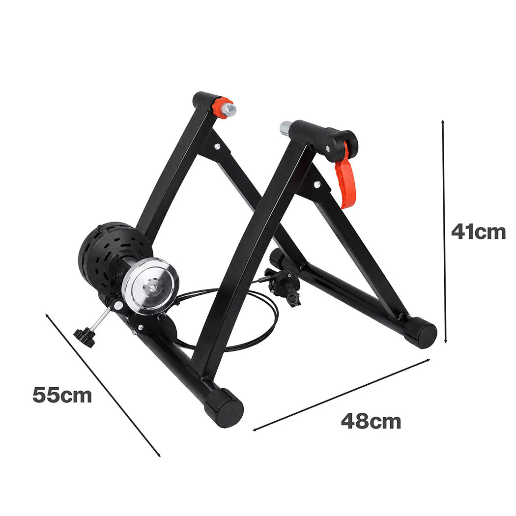 Monvelo Bike Trainer Magnetic Indoor Riding 6 Resistance Levels Cycling Stand-2061251871829528578