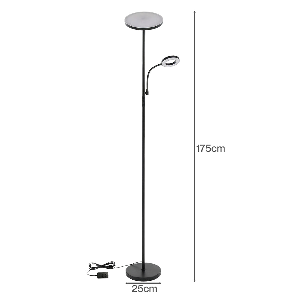 Emitto Modern Floor Lamp 2-in-1 Adjustable Reading Light Remote Control Timer-2061251865517101058