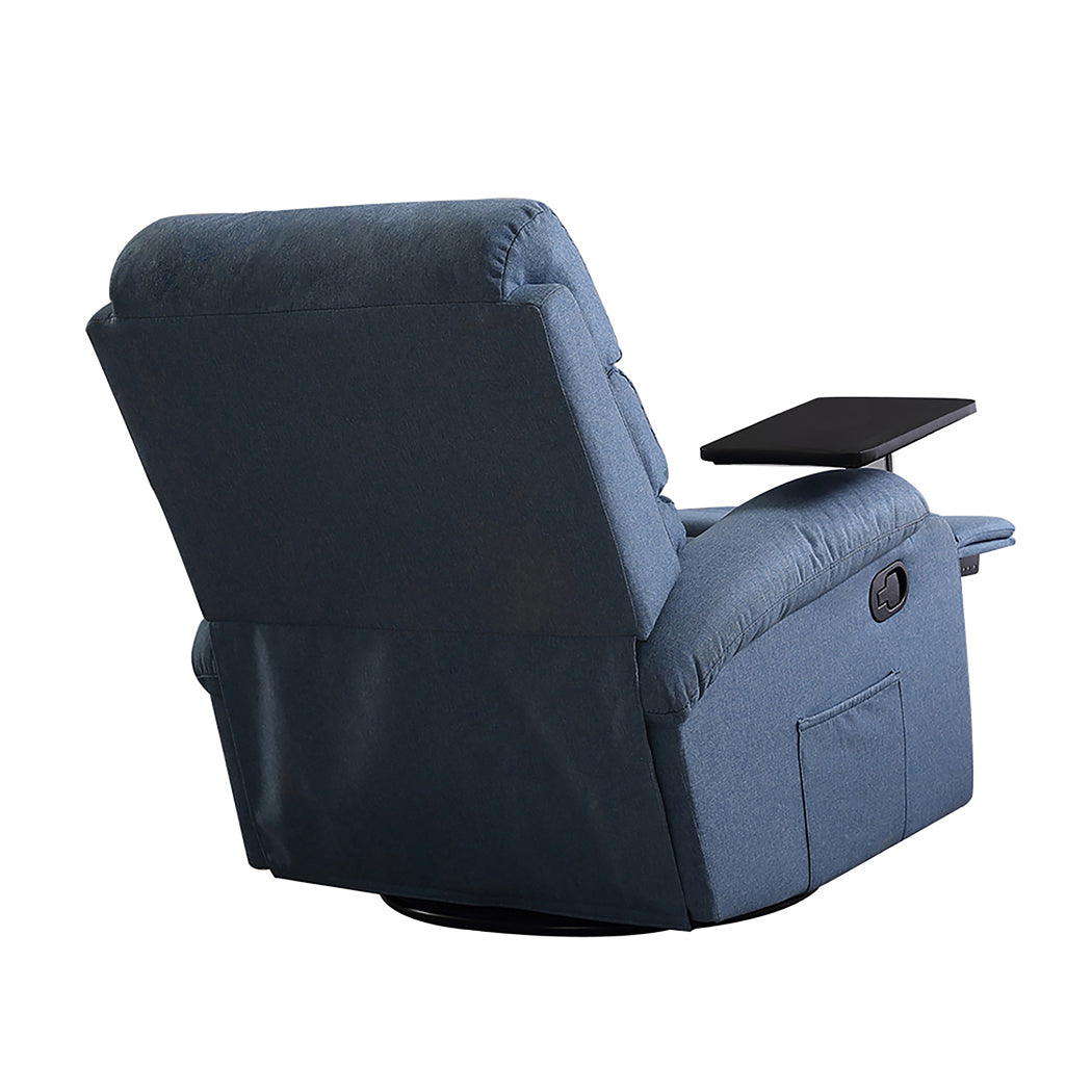 Levede Massage Chair Recliner Chairs Blue-2065254537299628035
