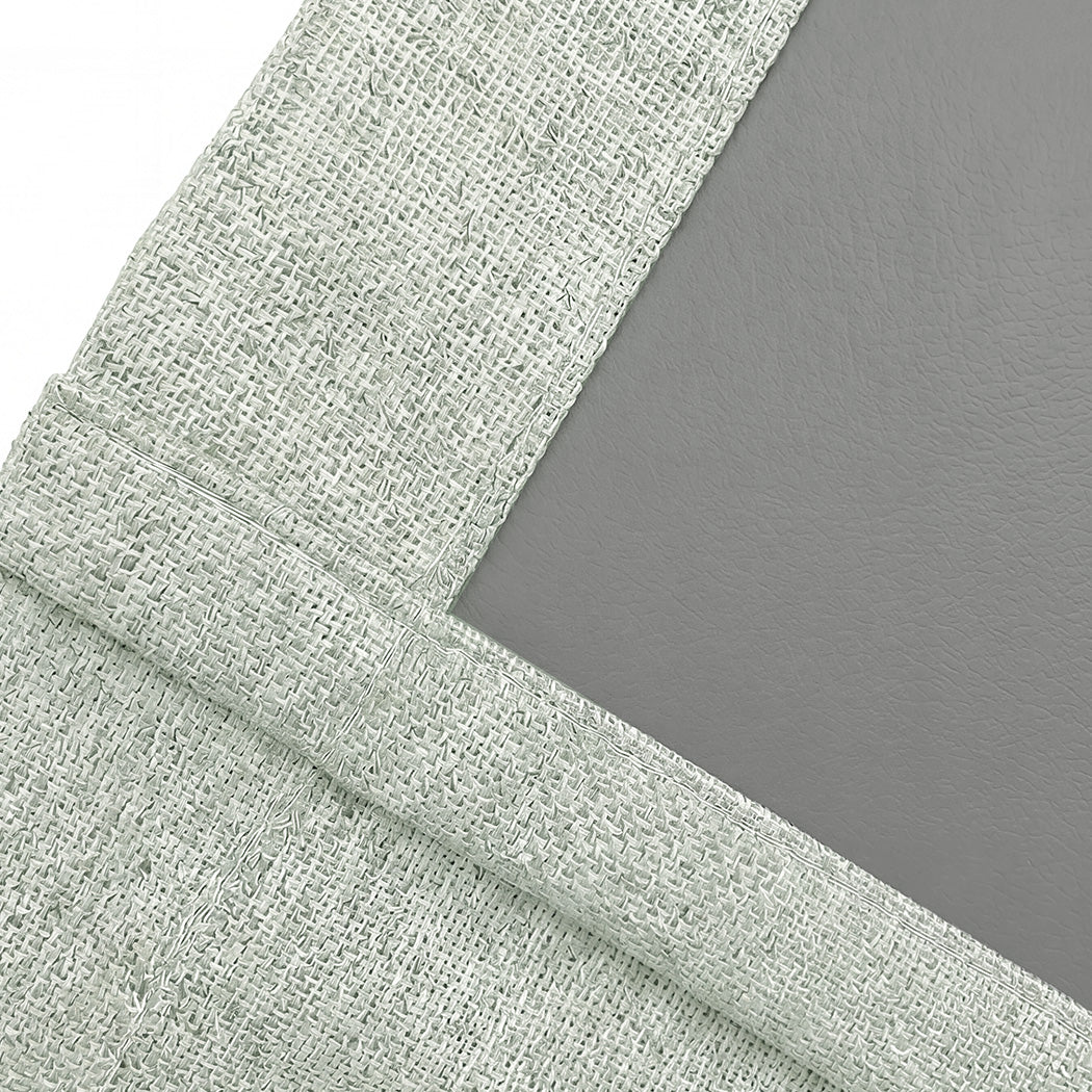 Marlow 2 Panels Blackout Curtains Thermal Linen Look Blockout Drapes 132x160cm-2072893564358103043