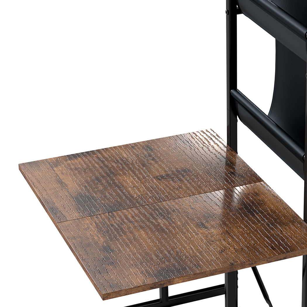 Levede Tall Record Player Stand Vinyl Storage Up to 200 Albums Turntable Rack-2050056774895144963