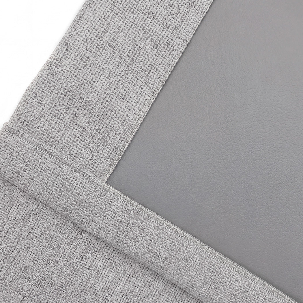 Marlow Blackout Curtains 2 Panels Thermal Linen Look Blockout Drapes 180 x 230cm-2072893565524119555
