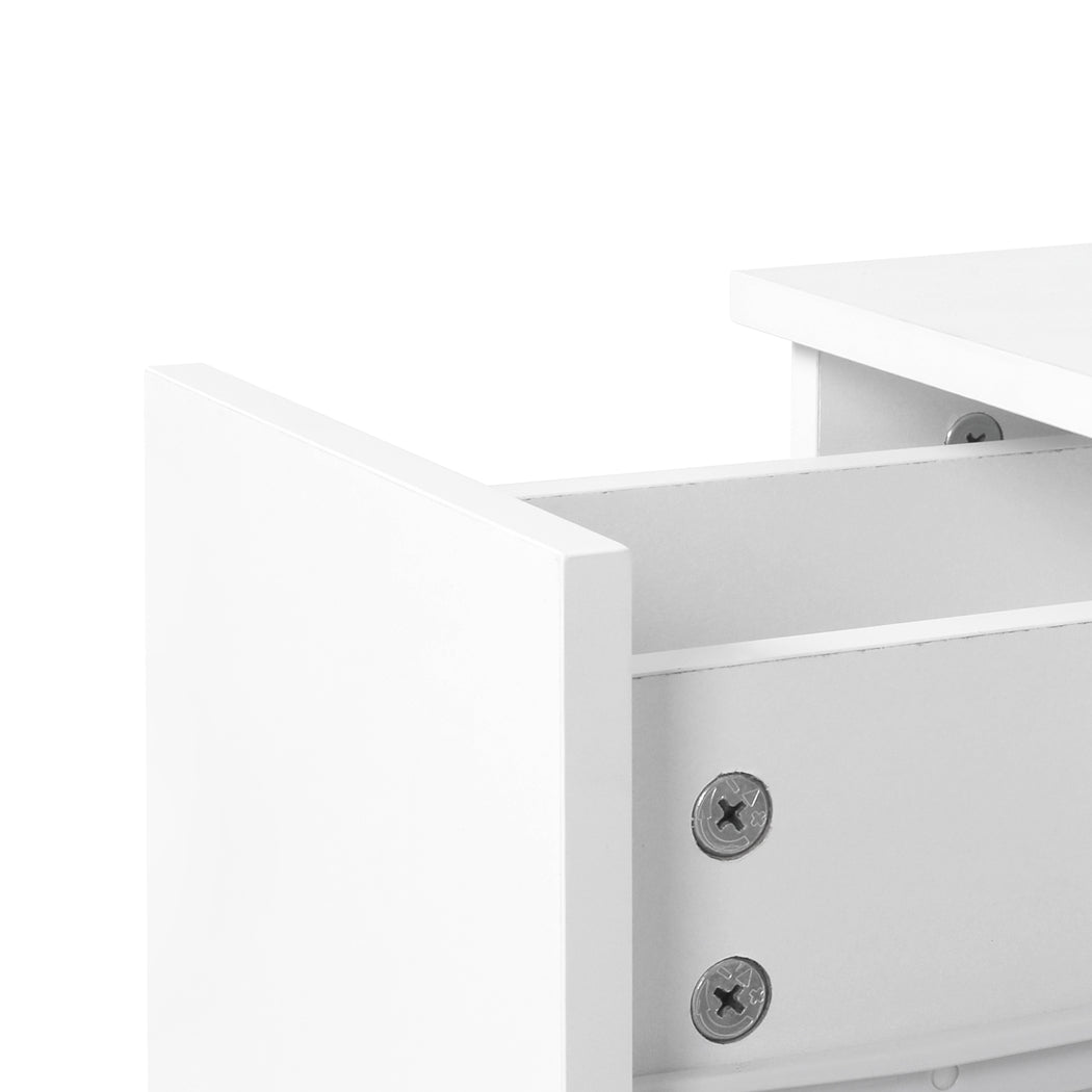 Levede Slim Bedside Table Nightstand Side Table Storage Bedroom Narrow Cabinet-2050056781610225668