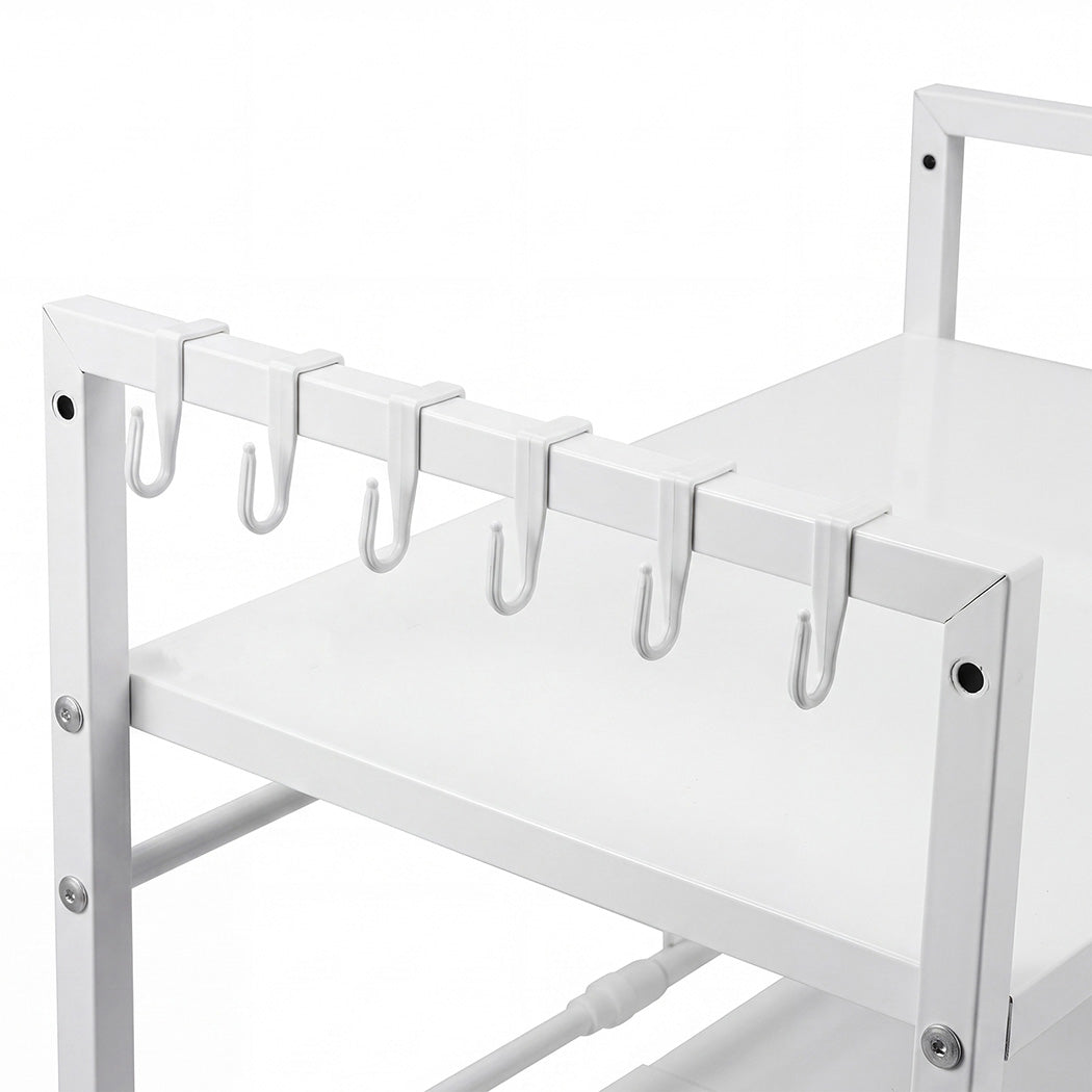 Toque Microwave Shelf 3 Tier Adjustable Oven Storage Rack Stand Holder Kitchen-2061251871296851972